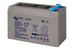 12V 8Ah AGM Deep Cycle Battery (left)